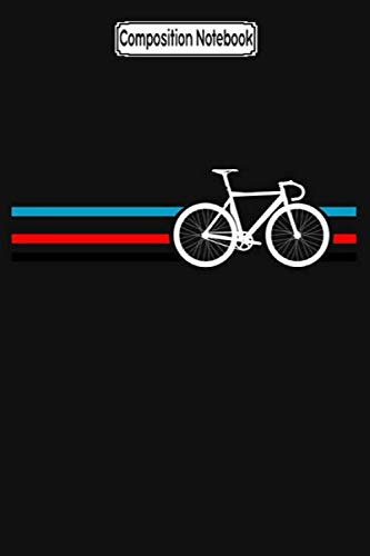 Composition Notebook: Bike Stripes Velodrome Biker Trike Touring Training Trips City Notebook Journal/Notebook Blank Lined Ruled 6x9 100 Pages