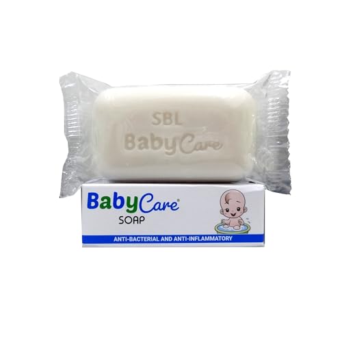 SBL Baby Care Soap Bar- Gentle Cleansing Bathing Bar for Babies, 75g (Pack of 3)