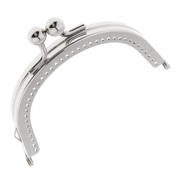 Bnf® 4x1Pcs Silver Purse Bag Kiss Clasp Lock Metal Arch Frame DIY Bag Accessories Crafts | Sewing | Foundations & Undergarments | Purse Handles, Frames & Feet-image-13
