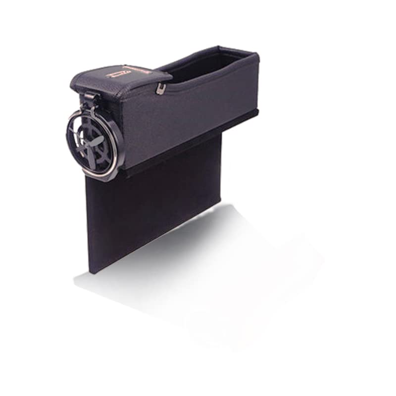 CUP HOLDER/PU Leather Car Storage Box Organizer(PACK OF TWO) (GREY)