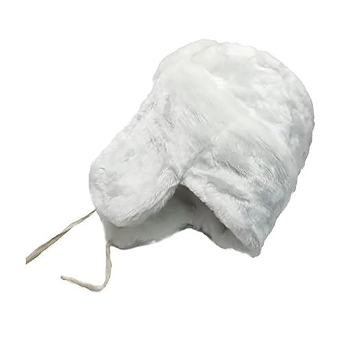 Image of Winter Fur Ushanka Russian Hat with Secret Pocket and Removable RED Star Emblem