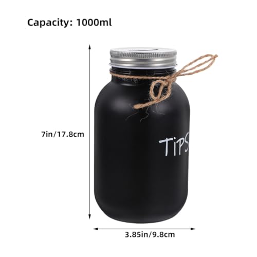 Bocaux en Verre 1000ml HEMOTON Grand Format Grand Volume - 8
