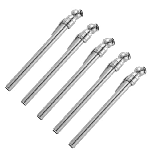HIAKDOFT 5 pezzi Penna Misuratore Pressione Pneumatici Auto Penna Controllo Pressione Pneumatici per Auto Suv Veicoli a Due Ruote e Biciclette con Struttura Resistente e Facile da Usare