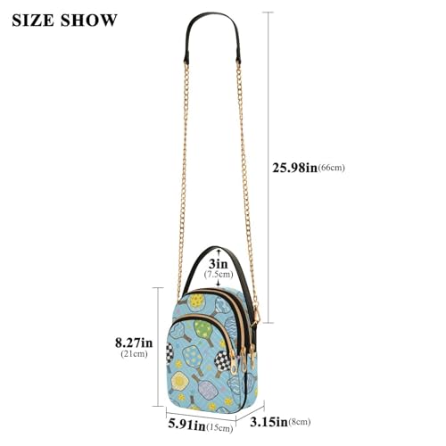 Image of MCHIVER Golf Crossbody Bag for Women Cell Phone Purse Wallet with Removable Chain Shoulder Handbag