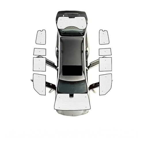 Pare-soleil pare-brise complet pour Mitsubishi Pajero V80 V73 V93 2006-2021