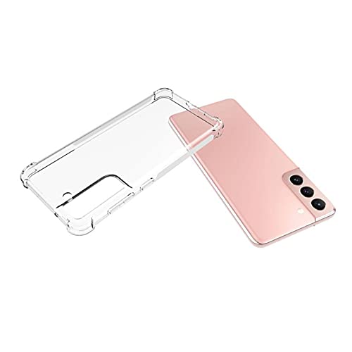 Image of for Samsung S21 FE 2023 Edition Case, Phone Case Clear Transparent Reinforced Corners TPU Shock-Absorption Flexible Cell Phone Cover for Samsung S21 FE 2023 Edition - Transparent