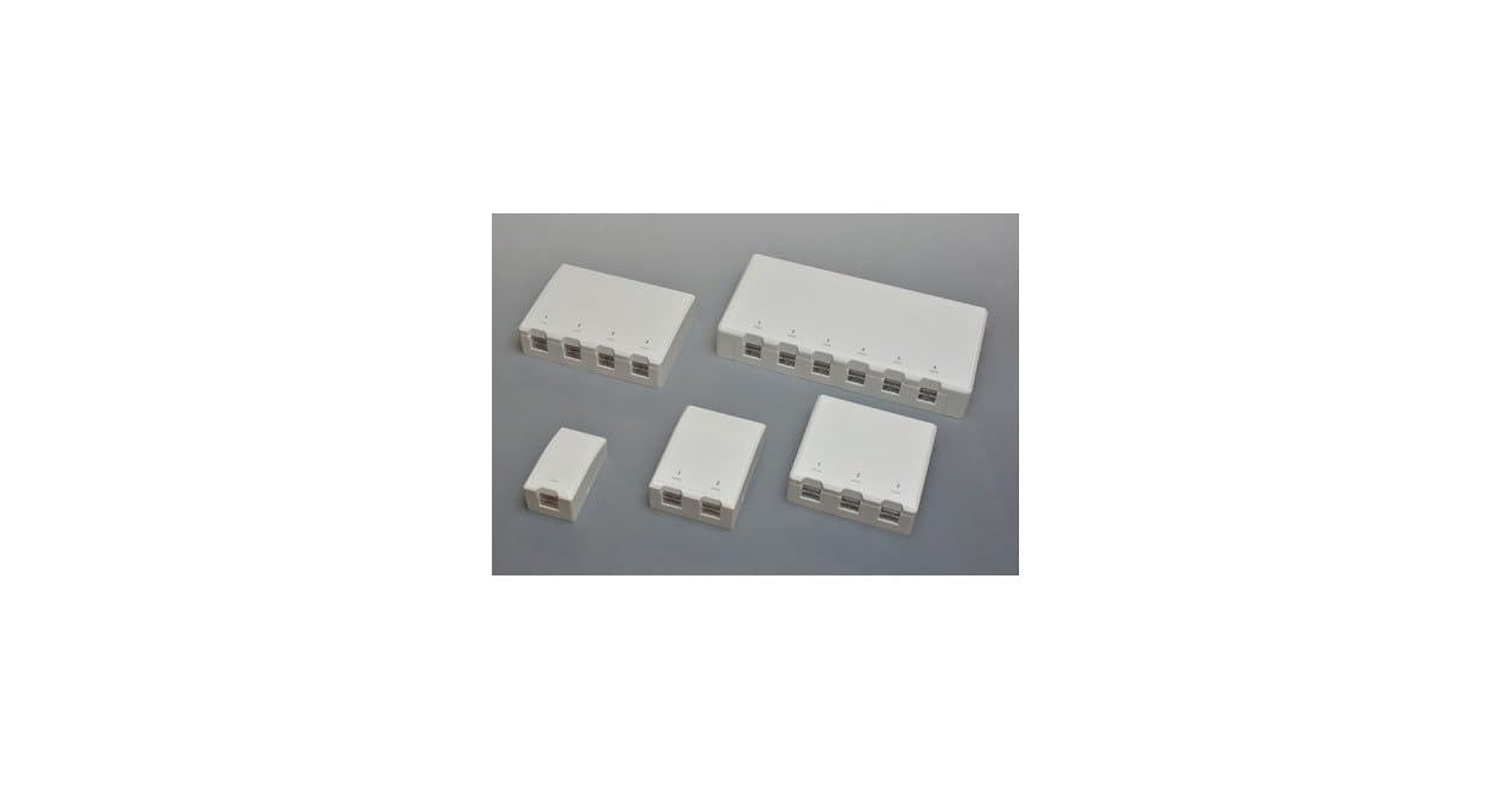 Amazon.co.jp: 日本製線 Cat.6A STP ローゼットボックスキット