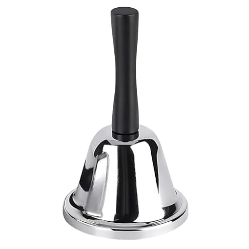 Campana de mano, 1 Piezas Campana De Mano de Navidad, Fun Metal Call Bell para servicios, Anillos para un beso, Sonrisas o cerveza, Bellas de timbre de altavoces para mesa de bodas, Eventos de fiesta | Ya disponible en tu tienda friki favorita! En mundofriki.es!