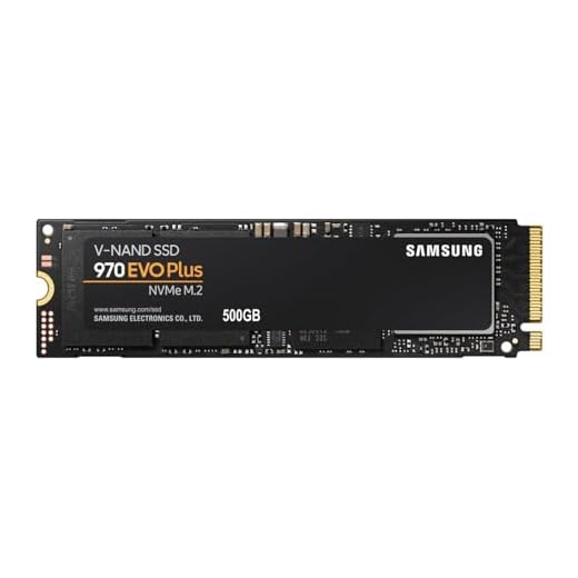 Samsung SSD Interne 970 EVO Plus NVMe M.2 (500 Go) - MZ-V7S500BW