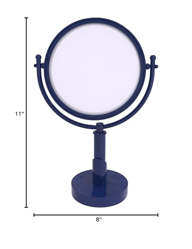 Espejo de maquillaje redondo Allied Brass 8 pulgadas miniatura 2