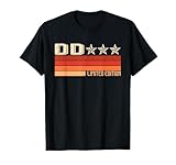 DD Name Personalized Idea Men Retro Vintage DD T-Shirt