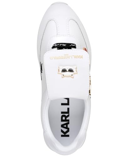 KARL LAGERFELD Women's Minia Foldover Flap Lace-up Sneaker3