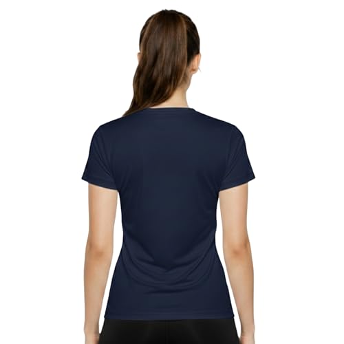 Image of NINQ Women's Athletic Compression Wear - Full Sleeve Workout & Training T-Shirt Designed for Gym, Running, Yoga, and Sports. Breathable, Stretchable