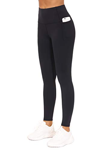 THE GYM PEOPLE Tummy Control Workout Leggings with Pockets High Waist Athletic Yoga Pants for Women Running, Fitness