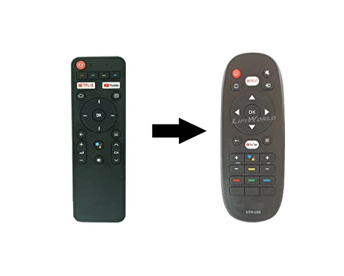 Image of LipiWorld UTR-U28 Led LCD Smart Tv Remote Control (Suitable for Haier Led Tv) (Without Voice Function) with Netflix YouTube Function Compatible for Haier Tv Remote