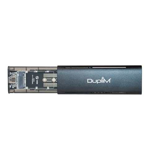 DupliM Caja Externa M.2 NVMe SATA USB 3.2 Gen2 20Gbps miniatura 1