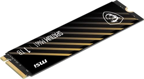 Image of MSI SPATIUM M461 PCIe 4.0 NVMe M.2 1TB Internal SSD PCIe Gen4 NVMe