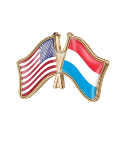 Image of World Most Countries Single Pin Brooch Badge United States USA America and Other Countries Cross Friendship Pin Badge for Men Women