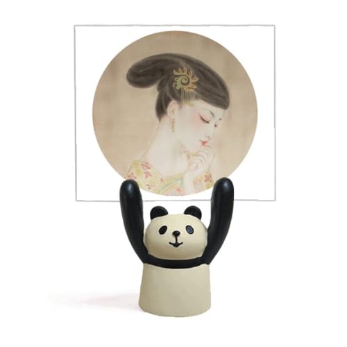 Porte-mémo panda en épingle à cheveux chinoise traditionnelle cadeau original et poétique
