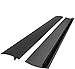 LATRAT 25 inches Joint Silicone Gap Cover, Plan de Travail Cuisine Coque Silicone, Joint d'étanchéité, déversements Entre Les comptoirs, plaques de Cuisson (Paquet de 2) (Noir)