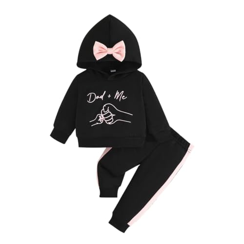 Baby Girl Clothes Daddy Girl Long Sleeve Hoodie Sweatshirt Tops Pants Outfits Set Toddler Girl Clothing Set
