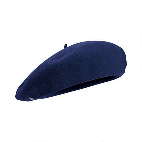 Laulhere Of France Heritage Youth Le Petit Basque Wool Lined Beret (Bleu Nuit (Navy)) #TOP9