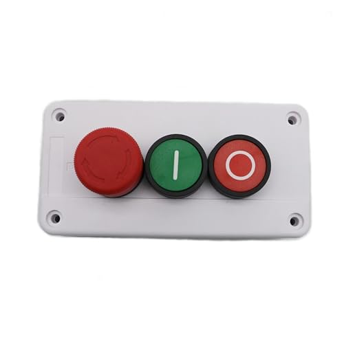 Arrêt d'urgence pas de bouton rouge interrupteur étanche 600V
