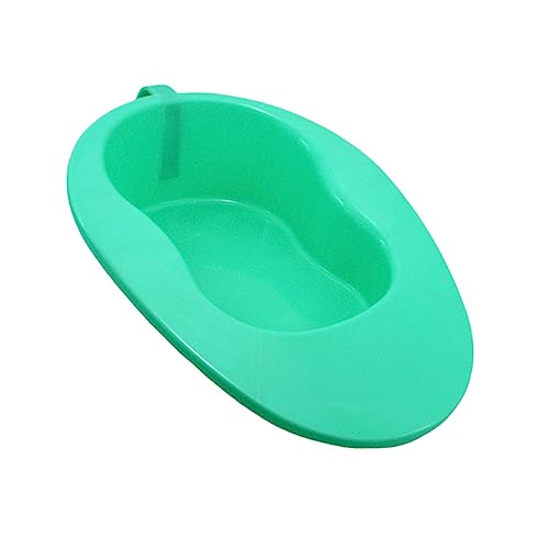 TOVINANNA Portable Bedpan Urinal for Women Nursing Urinal Handle Horizontal Bedpan for Bedridden