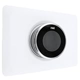 Snow White Rectangle Wall Plate for Google Nest Thermostat 1st/2nd/3rd Generation Mounting Cover Backplate (Not Compatible with 2020 Model)