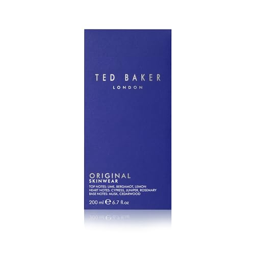 Ted Baker Original Skinwear Eau De Toilette, Woody Aromatic for Men, 200ml | Fresh long lasting woody aromatic EDT fragrance for him with citrus, herbs, sandalwood, amber and musk notes. - Image 3