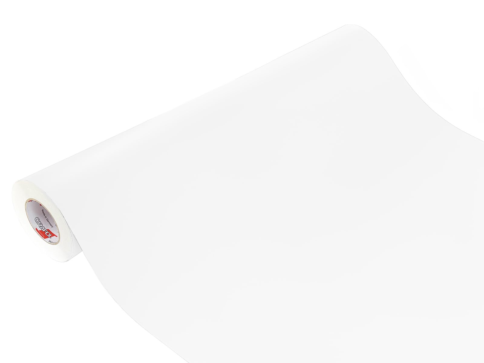 DecoMeister Pellicola Adesiva tinta unita per Mobili 100x250 cm - Carta Adesiva Lavabile per Cucina e Bagno - Facile da Applicare - Ideale per Rinnovare Armadi, Tavoli e Porte - Bianco Opaco