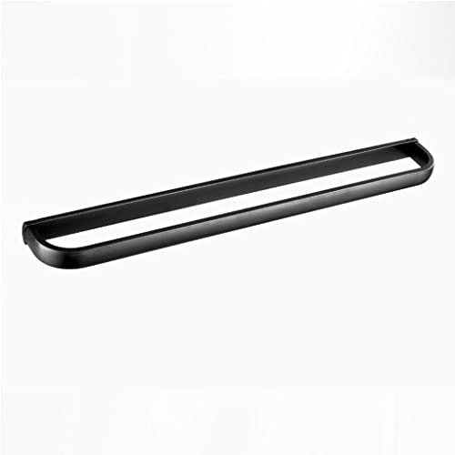 Porte-serviettes de salle de bain noir double pôle style antique