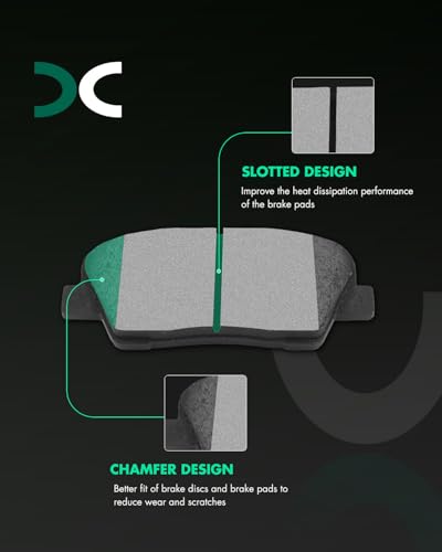 Image of SCITOO D1816-9051 Disc Brake Pads Sets Rear Ceramic Brake Pads w /Hardware | For Genesis For G70 2019-2021,For Kia For Sorento 2015-2020,For Stinger 2018-2023