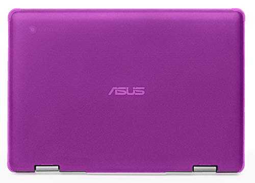 mCover Hard Shell Case for 2019 11.6-inch ASUS Chromebook Flip C214MA Series (NOT Compatible with Other ASUS Chromebook Model) Laptop â€“ ASUS C214 Purple