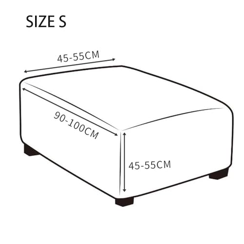 Housse de pouf grise extensible et durable pour décoration salon et bureau