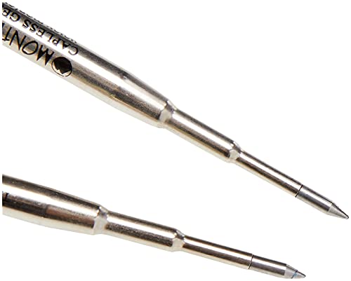 Monteverde Capless Gel Blue Refill To Fit Montblanc Ballpoint Pens, Fine Point, 2 Per Pack (M422Bu) #TOP2