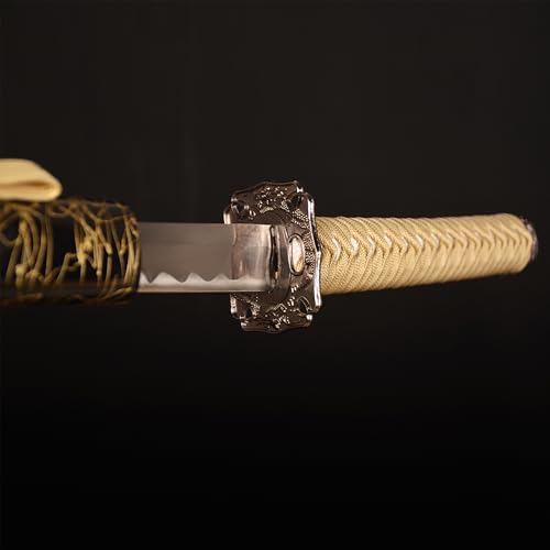 Sv Pack Of 3- Japanese Katana Hand Cast Sharp 1065 Carbon Steel Katana Sword Real Black thumb #4