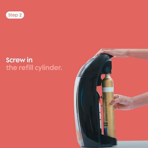 Mr. Butler Soda Maker CO2 Gas Cylinder, Pack of 6, Steel