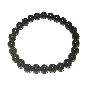 Natural & Books : Bracelet tourmaline noire EXTRA boules 8mm, Pierres Naturelles, Lithotherapie : BELIER/Calme et serenite