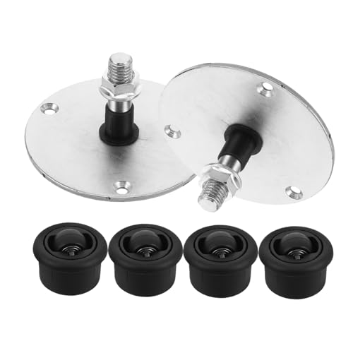 FELTECHELECTR 2Sets Rotating Rack Pivot Fitting of Shelf Hardware for Easy Installation Enhances DIY Skills Versatile for Various Cabinet Designs