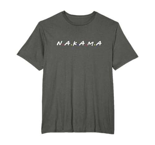 Nakama Amigo Amiga Regalo Amistad Colega Anime Japonés Manga Camiseta