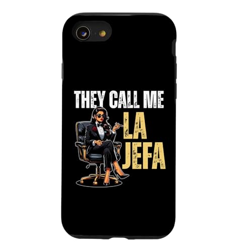 Funny Mexican Boss Design - They Call Me La Jefa �X�}�z�P�[�X iPhone SE (2020) / 7 / 8 �p