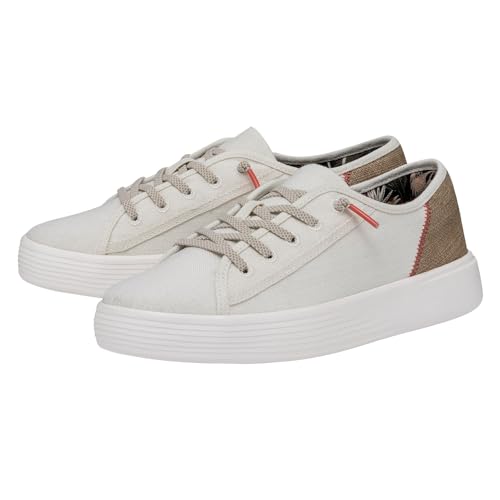 Image of HEYDUDE Cody (LTT) Craft Linen | Women's Shoes | Women's Casual Sneakers | Comfortable & Light-Weight