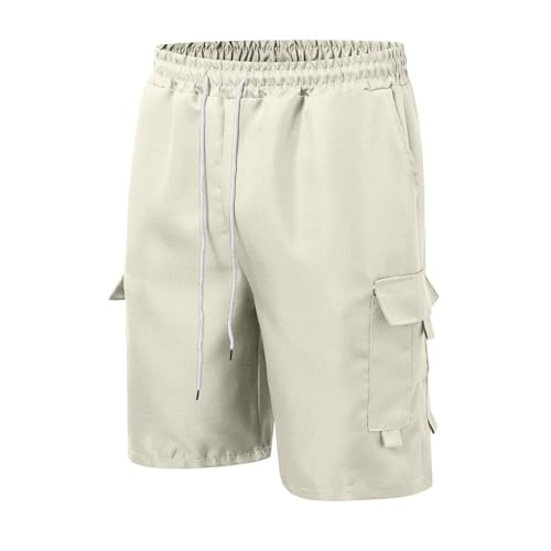 Short Cargo Homme Bermuda Coton Chino Elastique Grande Taille Loisirs A76