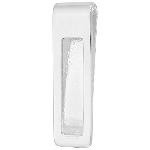 Sterling Silver Money Clip Diagonal Stripes made in Italy, 5/8 X 2 inch2
