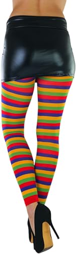 Image of ToBeInStyle Women's Nylon Horizontal Striped Tights