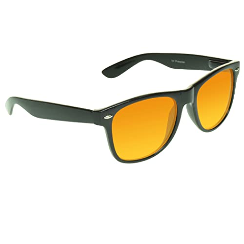 Image of proSPORT Blue Light Blocker Glasses Sleep Better Computer Screen Orange Amber