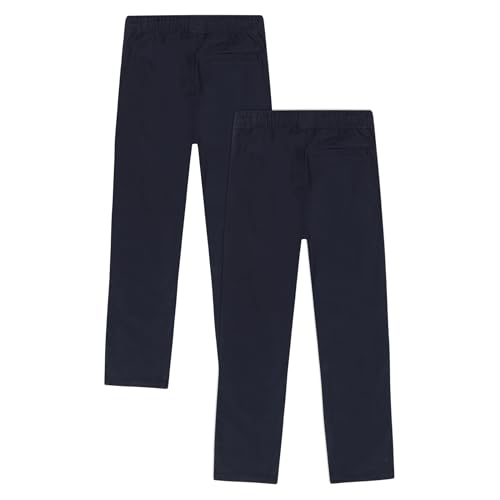 approved school wear boys39 school uniform pull on pants stretch twill amp drawstring waist multipack