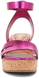 Franco Sarto Primrose Ankle Strap Fuchsia Pink Metallic Synthetic 9 M | Image 5