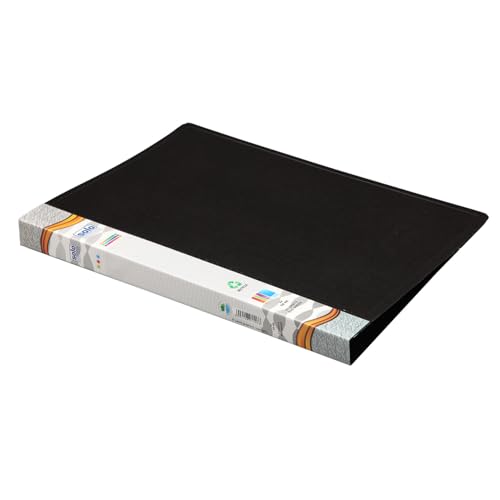 Image of Solo 2-D A4 Ring Binder File Folder - Pack of 2| Office Document Organizer with Inside Pocket, Presentation Display Plastic File for Certificates, Portfolio, Papers & Projects